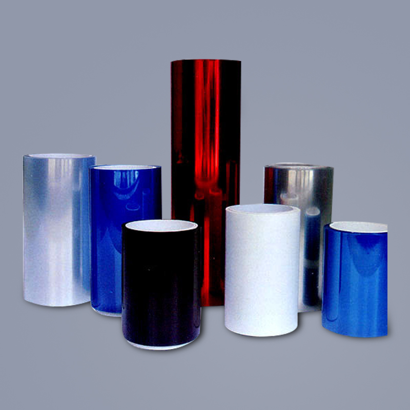 Mehrfarbige PET-Trennfolie Mehrfarbige PET-Trennfolie